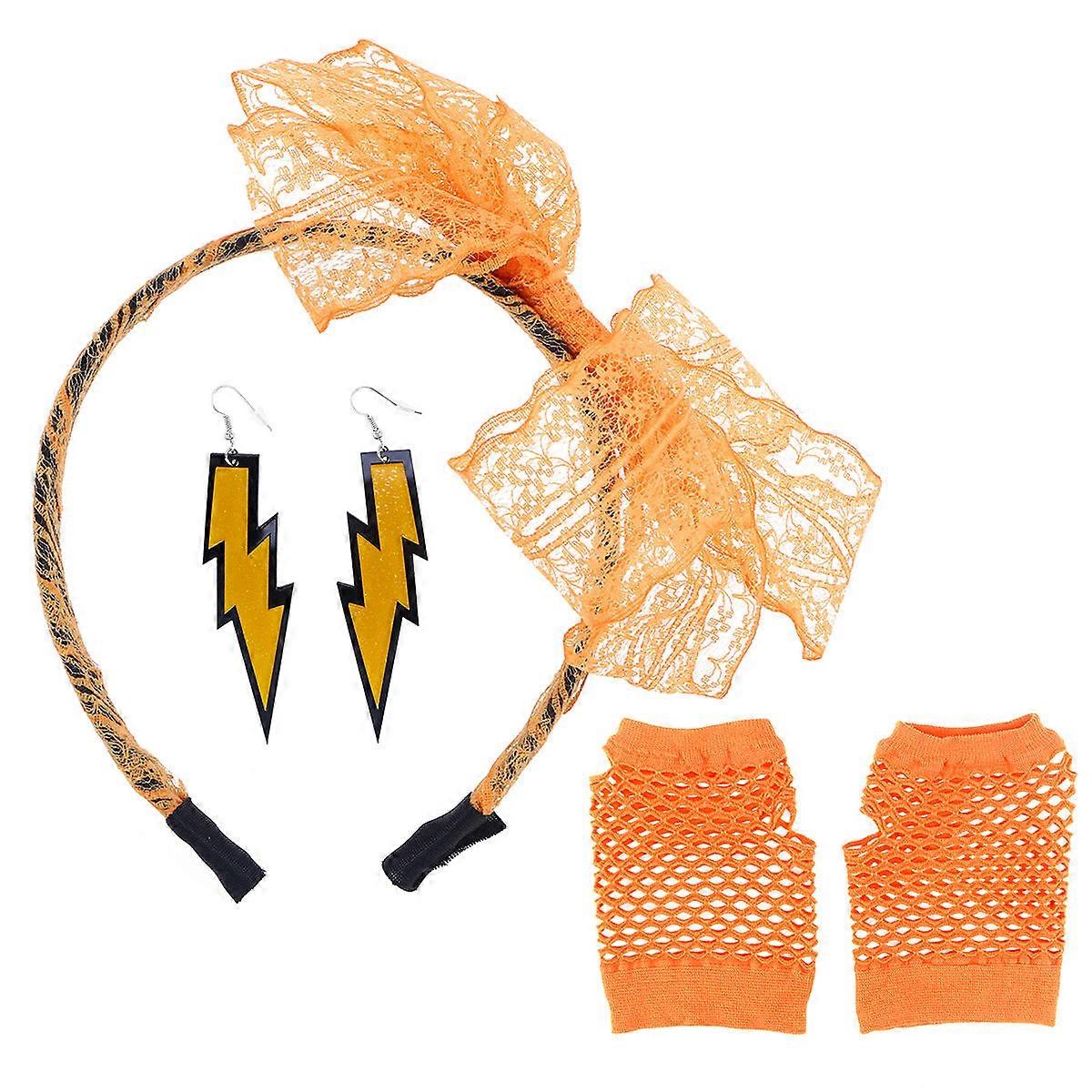 Juhlavaatteet Asusteet Pitsi Pääpanta 80-luvun Retro Teema Juhla 1 setti