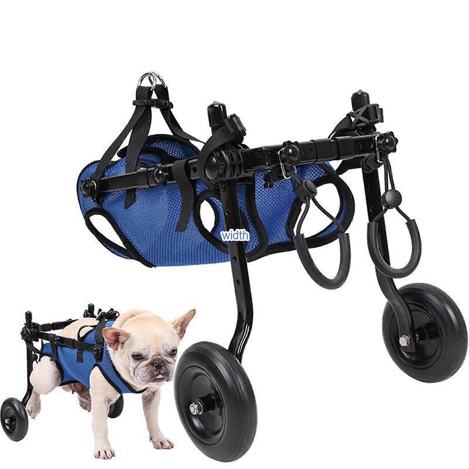 Adjustable Dog Wheelchair for Pets with Disabled Hind Legs, Medium Size, Lightweight and Durable, Great for Small Dogs