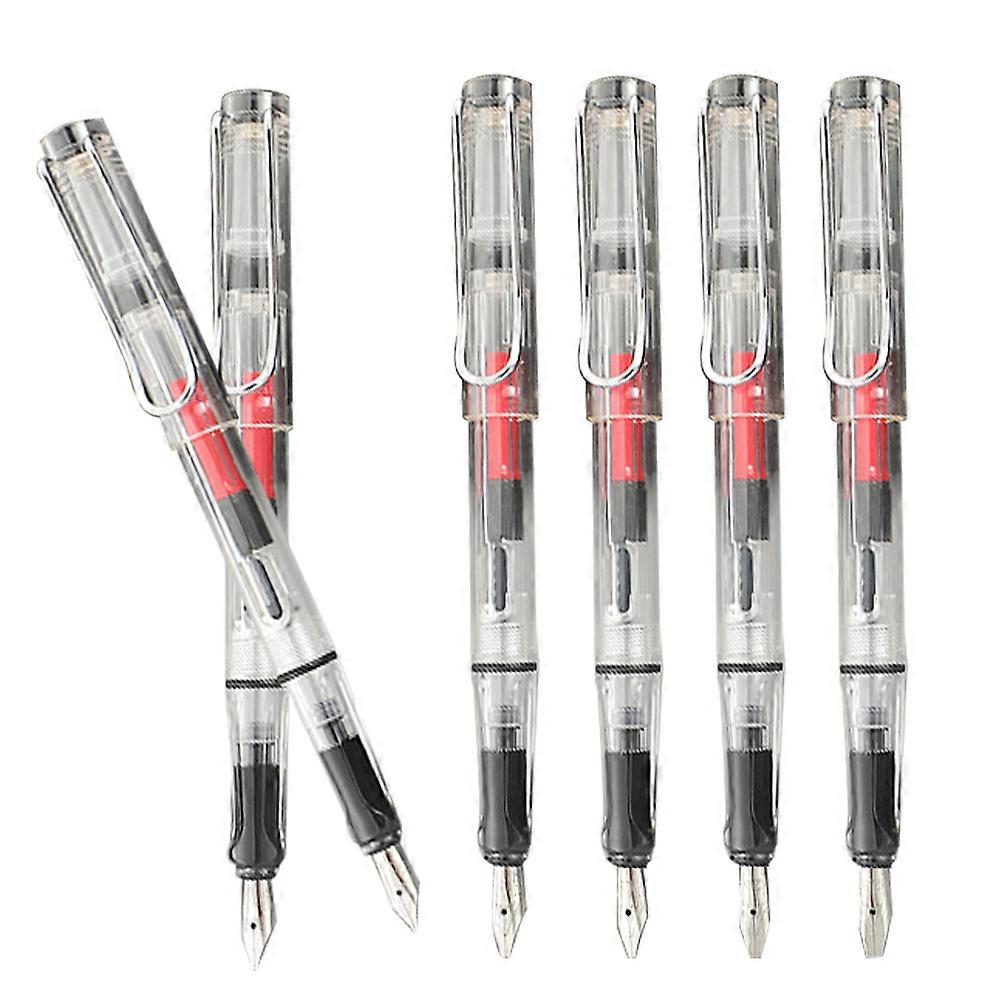 Ink Absorber Pen Transparent Design Calligraphy Artists 6Pcs