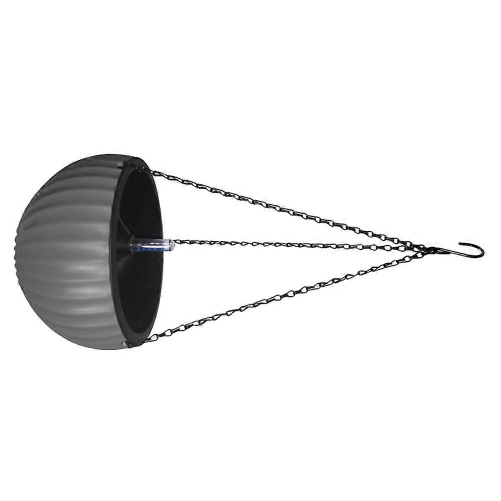 Indoor Hanging Basket Automatic Watering Flowerpot Breathable Design Home Use Grey 160x260 Size 53.5X25cm 1 Set