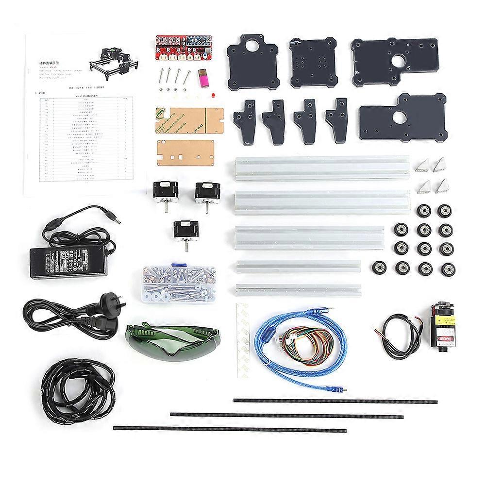 1.6W DIY Mini Desktop Engraving Cutting Machine Printer Kit