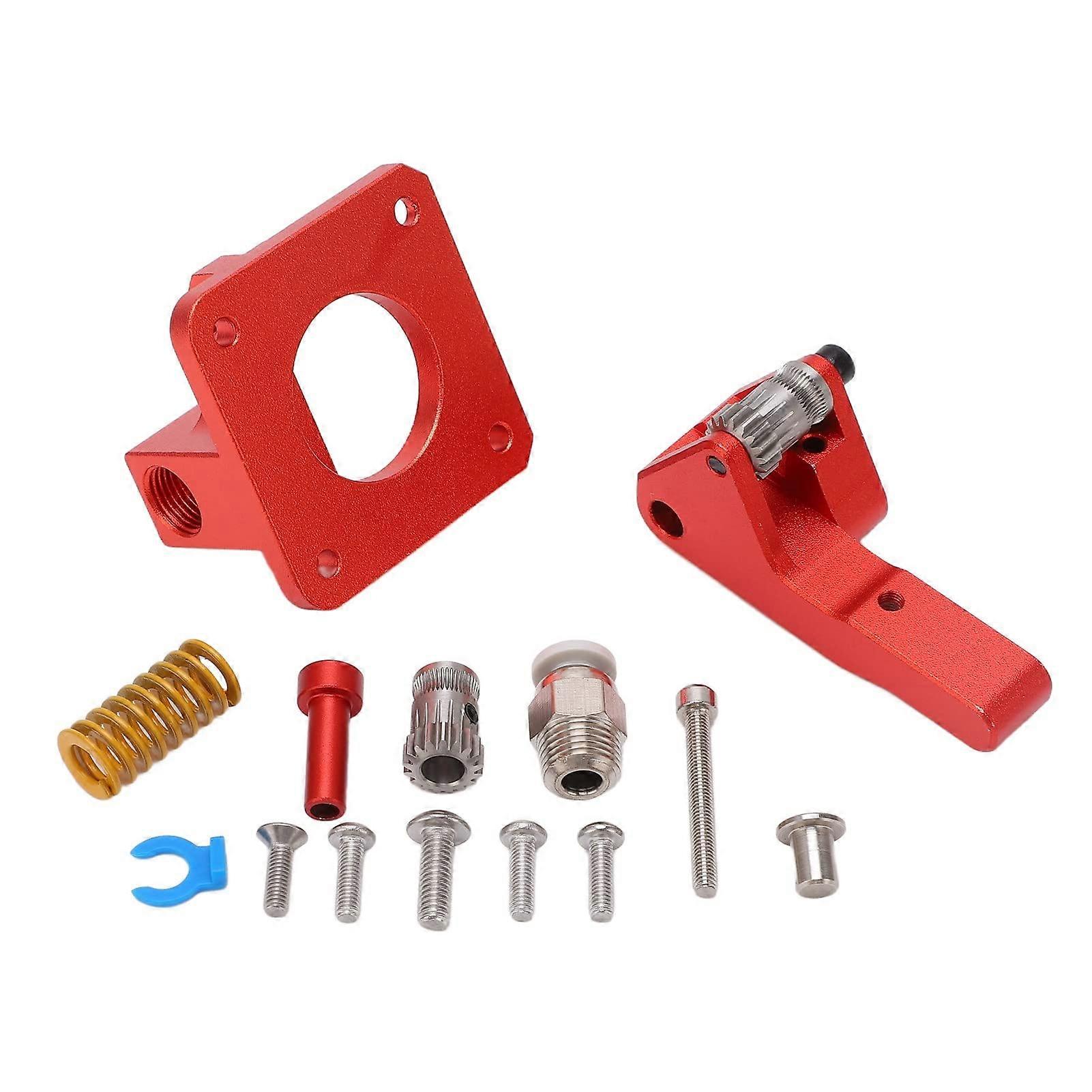 Dual Gear Extruder Aluminium Block Kit for CR-10S Pro 3D Printer, High Precision Feeder Accessory, Durable Material