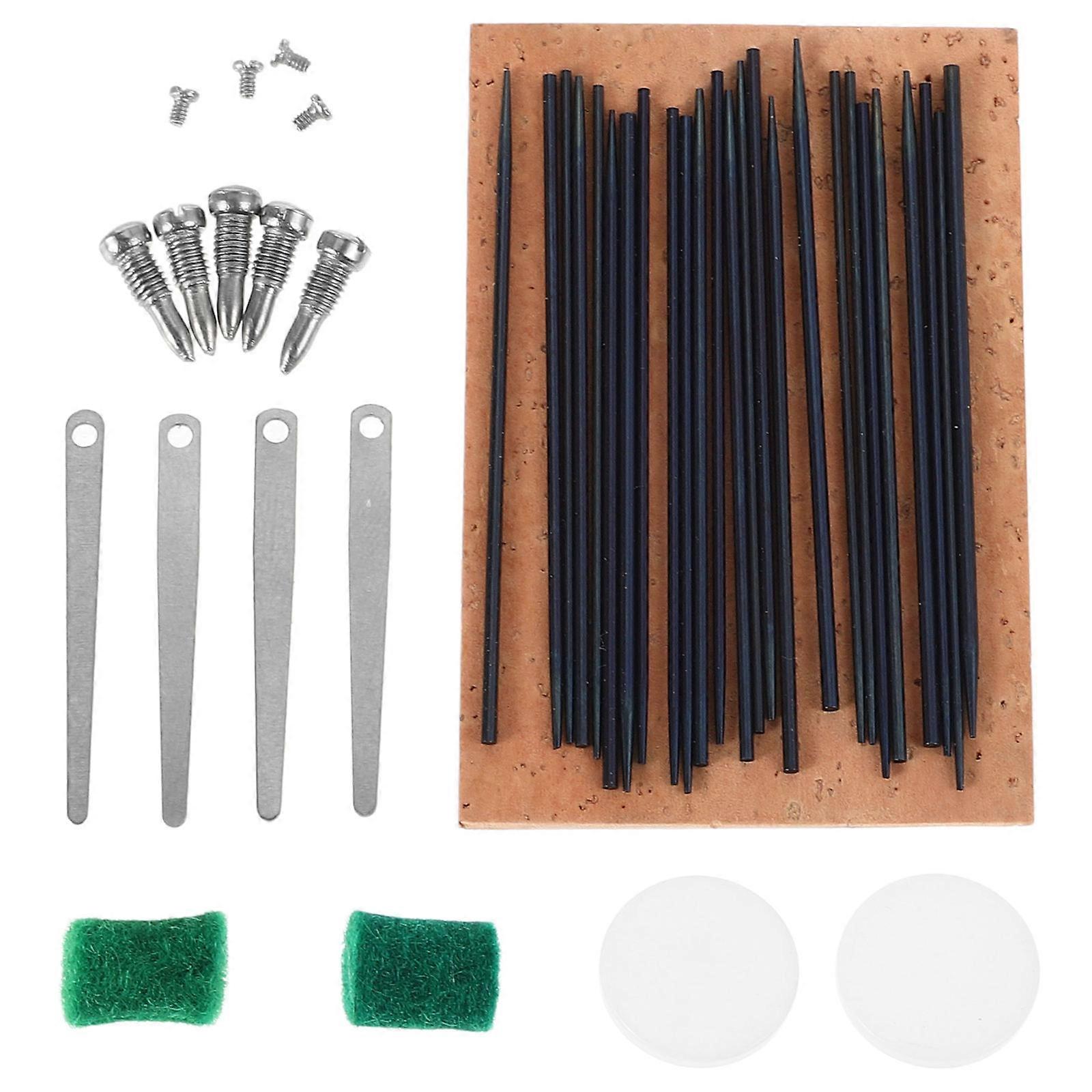 Woodwind Repair Pads Saxophone Repair Kit For Hobbyists Assorted Color 6.00X4.00X0.10cm Wood 1Set