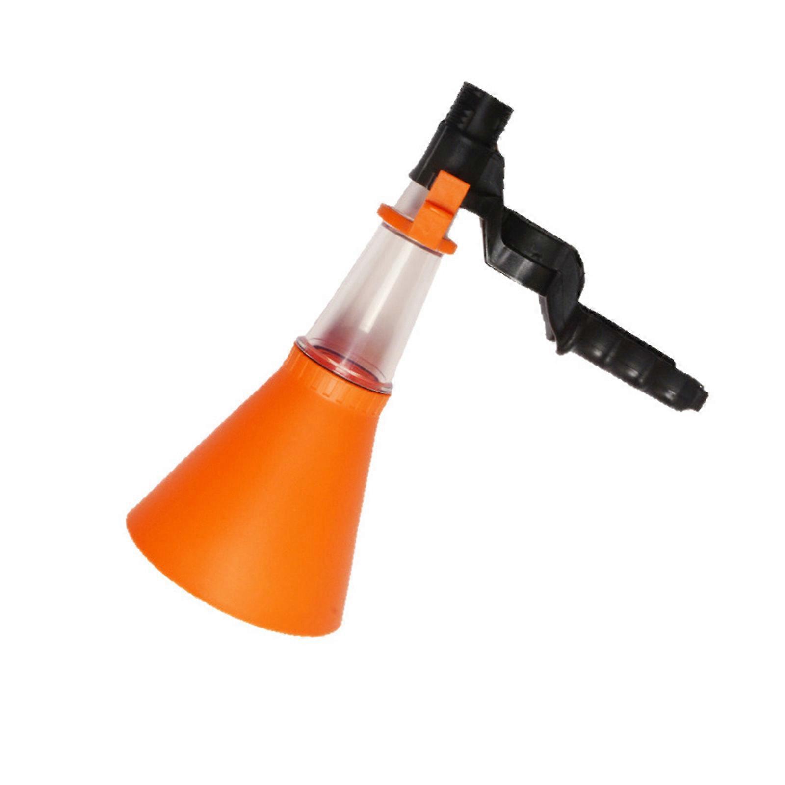 Fast Clamp Oil Change Tool Easy to Operate Car Engine Oil Funnel Automotive Oil Filling Funnel Auto Locking Structure Multicolor