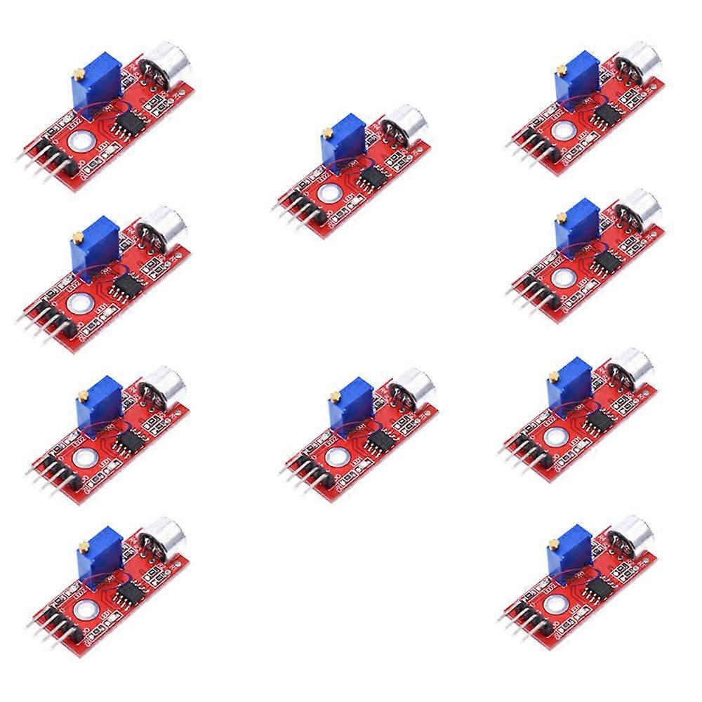KY037 Sound Sensor Microphone Decibel Measurement Module 4Pin Pack of 10