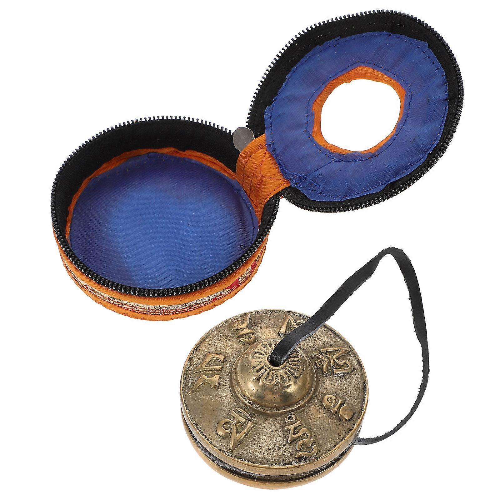 Durable Nepalese Tingsha Cymbals Bell for Meditation – Easy to Play Percussion Instrument for Positive Energy and Musical Awareness