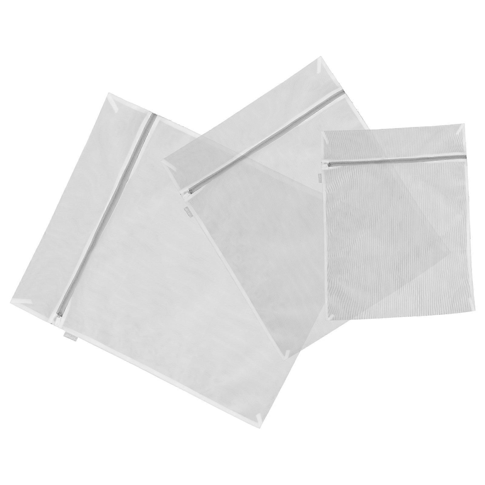 Washing Lingerie Bag Rectangular For Washing Delicate Clothes 3Pcs