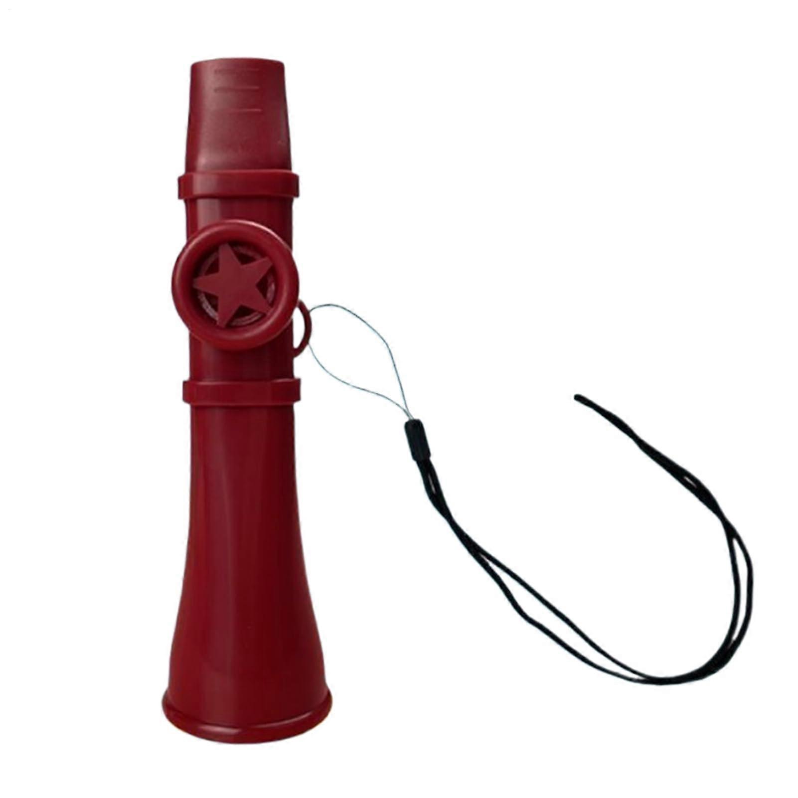 Kazoo Musical Instrument – EasytoPlay Kazoo Saxophone with Keychain, For Adults and Kids, Reusable for Ukulele, Violin, Guitar, Music Lovers Red