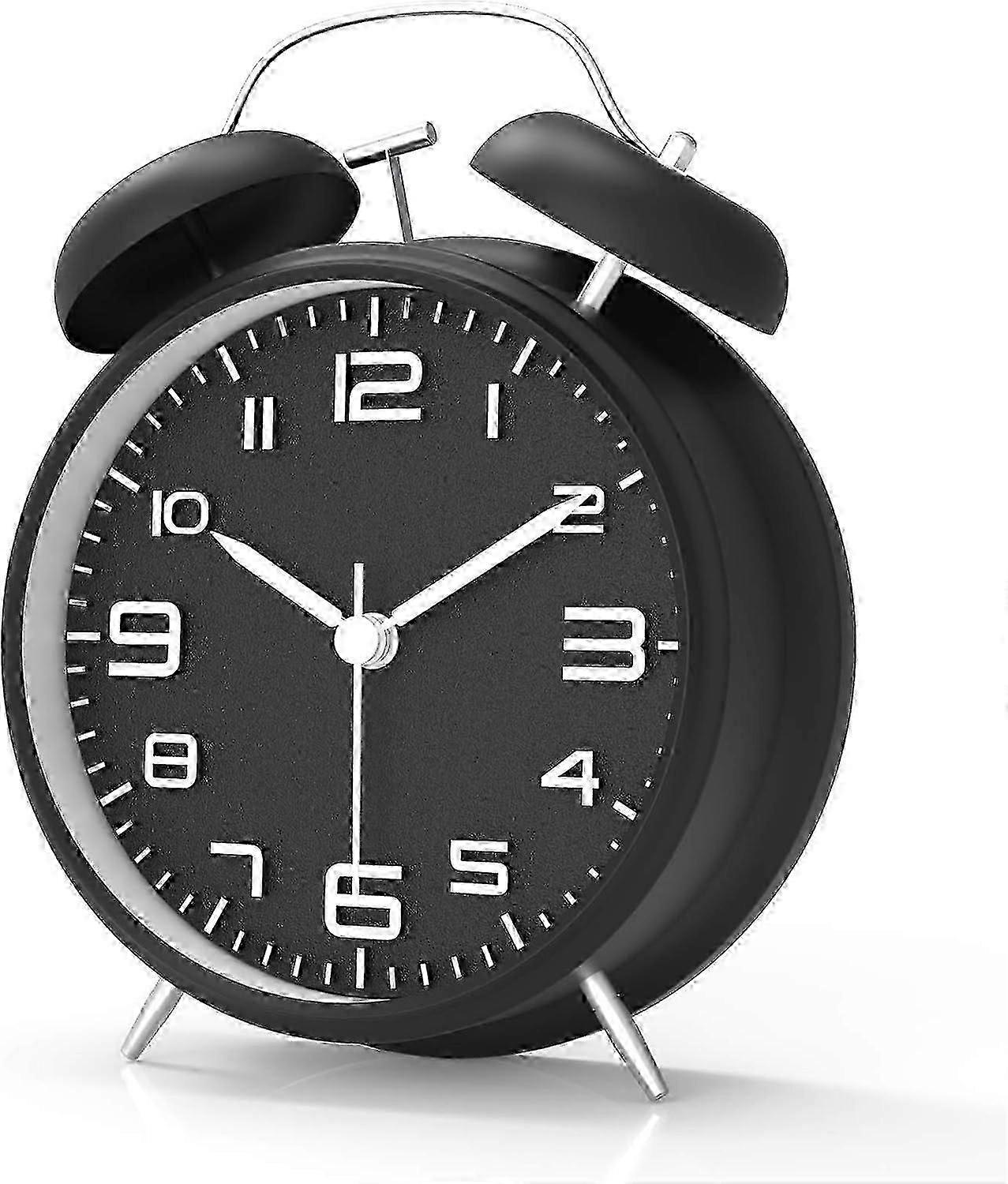 Sleek Silent Alarm Clock with Vibration & Light Alerts - Perfect for Heavy Sleepers & Bedroom Use