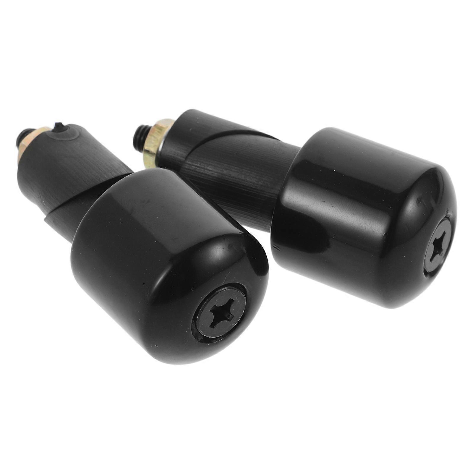 Motorcycle Handlebar End Plugs Crash Protection Easy Installation Enhanced Stability Compatible with Various Models