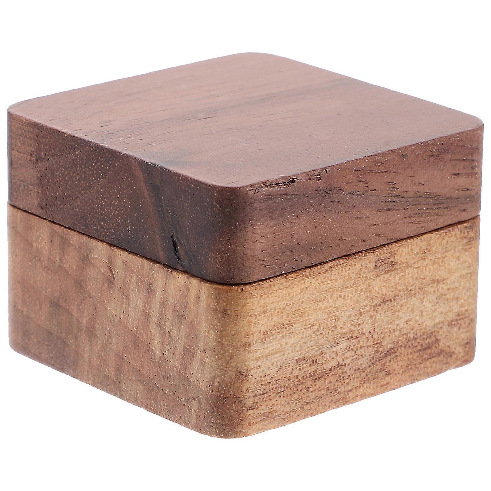 Wooden Guitar Light Brown Daily Use Protection from Scratches 4x4x2.8cm 1Pcs