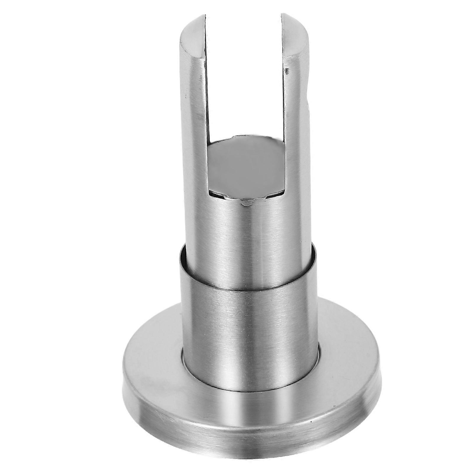 Stainless Steel Bathroom Partition Support Feet Toilet Cubicle Hardware Easy Installation Reliable Metal Brackets For Stable Door Fittings Public