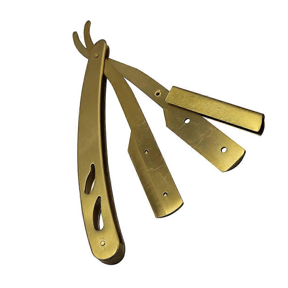 Golden Manual for Men Smooth Shave Experience Safe and Comfortable to Use 3.5 Inches