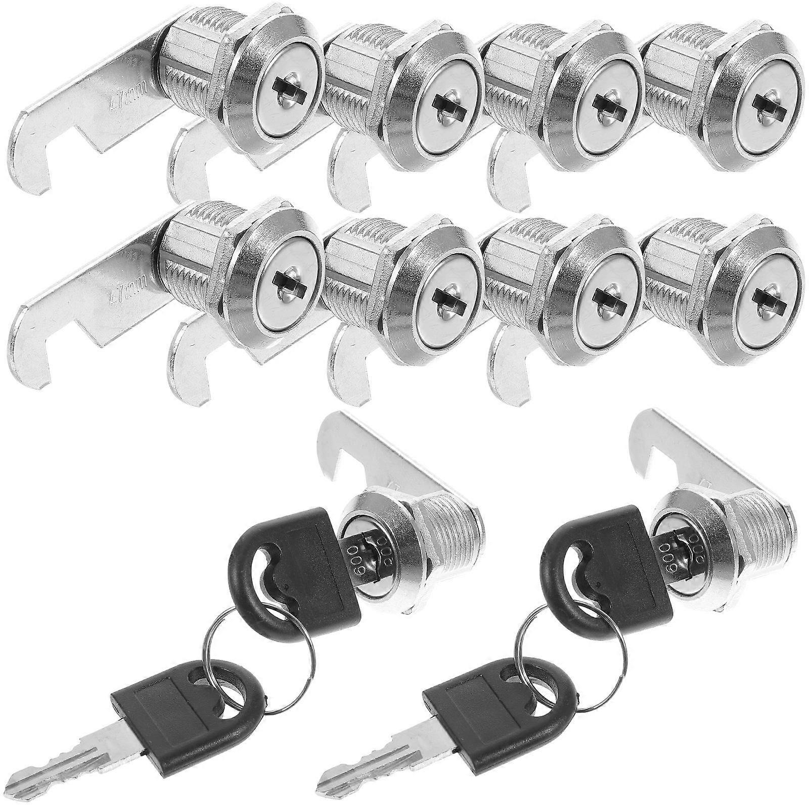 File Cabinet Lock Zinc Alloy for Home Use 16Sets Cabinet Safety Locks