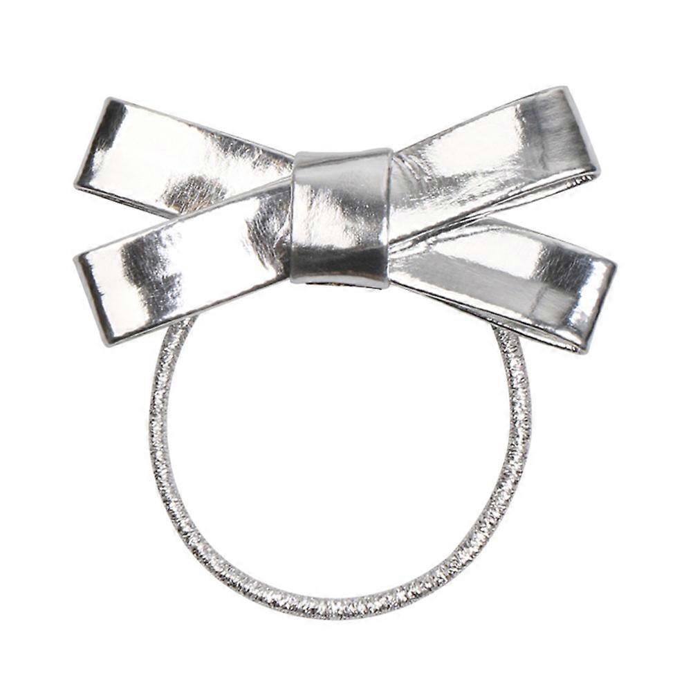 Bowknot τόξα τρίχας για τα κορίτσια παιδιά ελαστικό υλικό Pu δεσμούς τρίχας ανθεκτικό μη ξεθώριασμα 4Pcs