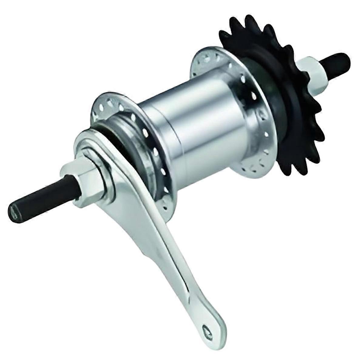 36-Hole Coaster Brake Rear Hub for Fixed Gear Bikes, Aluminum Alloy Reversible Backpedal Brake Hub