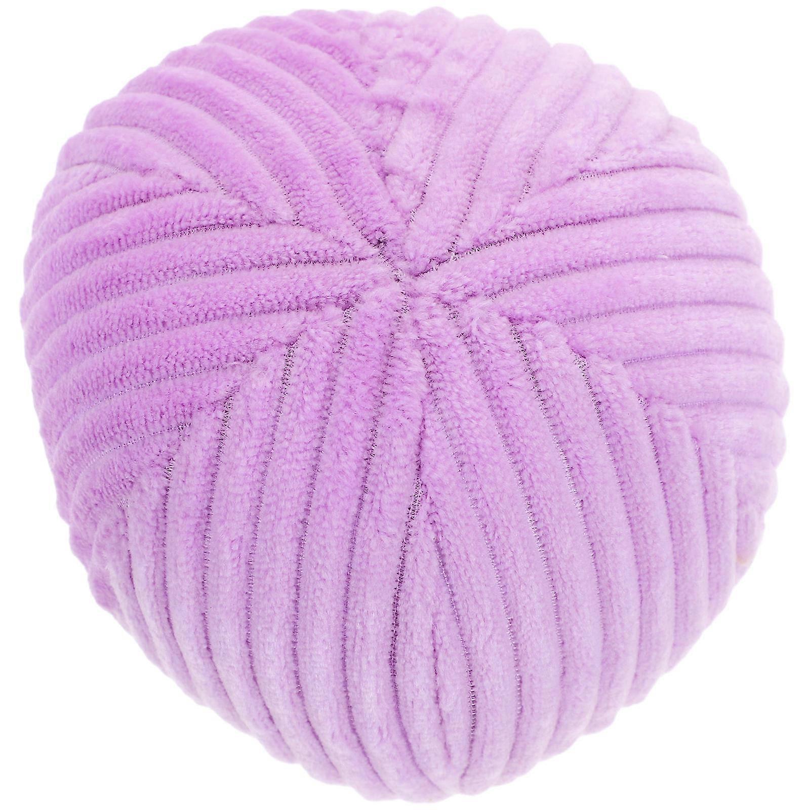 Chewable Plush Dog Ball Toy 2pcs Squeaky Stuffed Balls for Pets