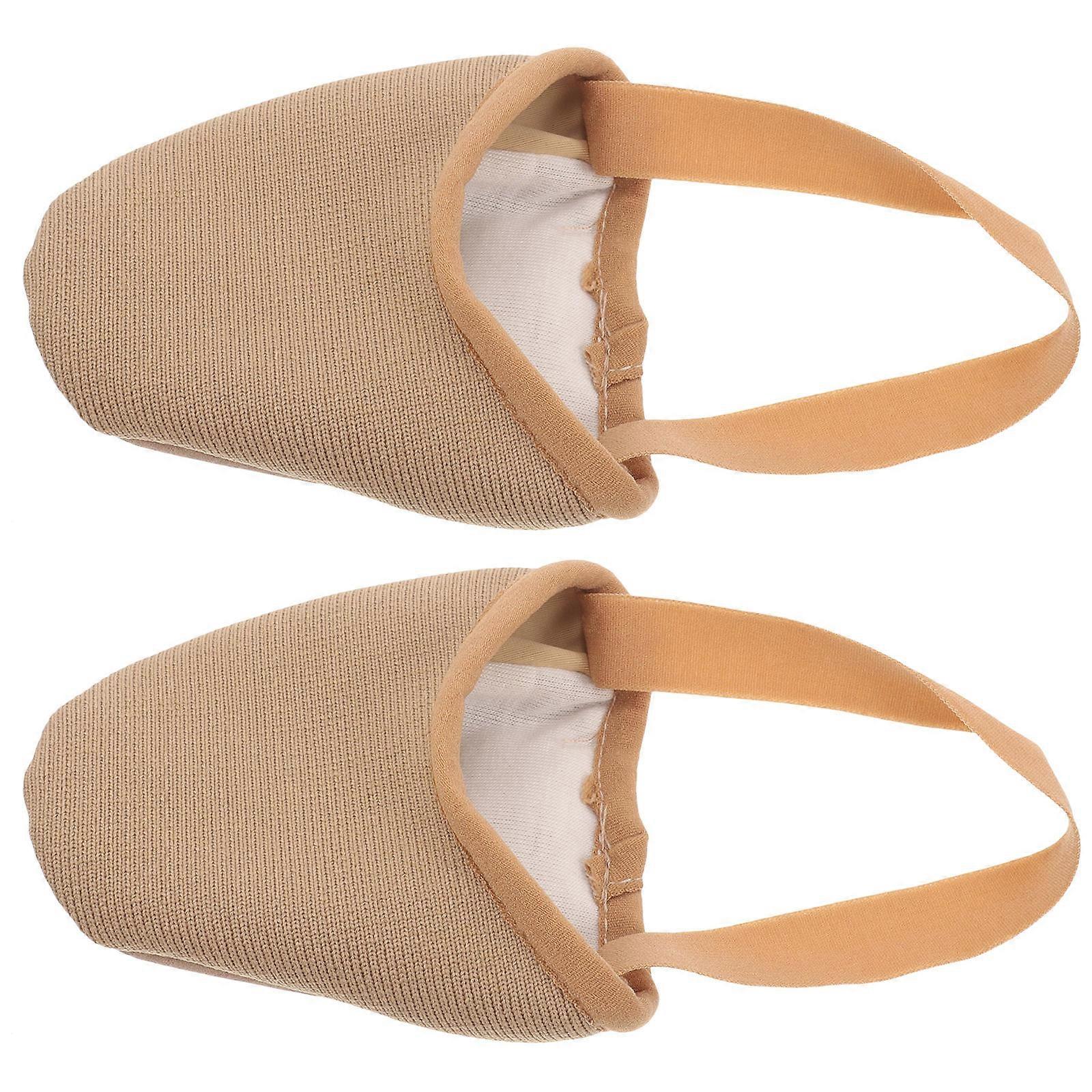 1 Pair Ballet Toe Pads Protector Dance Forefoot Half Socks for Dancers