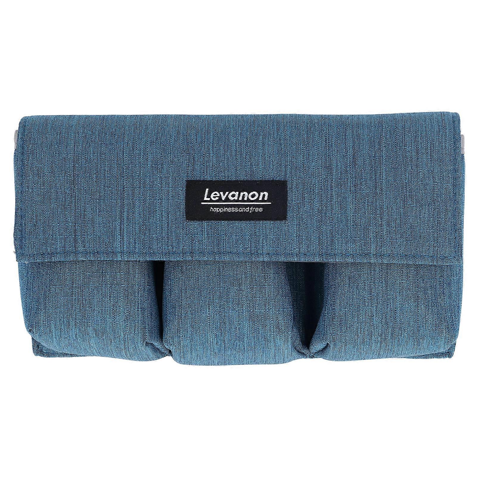 Drone Battery Bag Portable Anti Splash Camera Battery Safe Pouch with Hook and Loop for Mavic 2 Mini4Pro Mini3 Blue