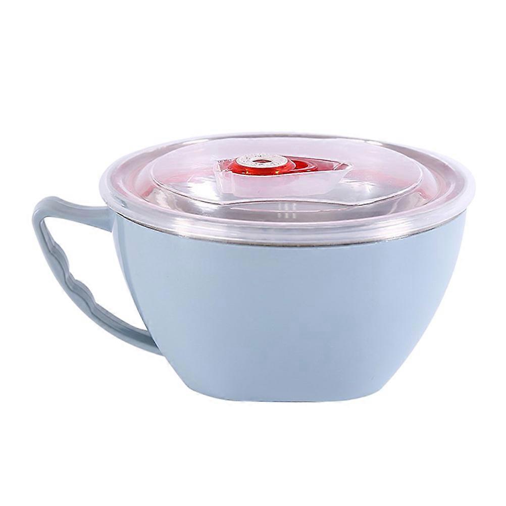 Stainless Steel Insulated Lunch Box with Lid and Handle for Kitchen Use Multi Color 7.87"x4.92"x3.54"