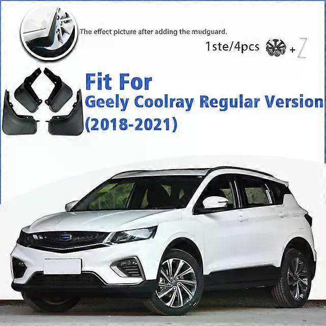 4x For Geely Coolray SX11 X50 2018 2019 2020 2021 2022 Mud Front Rear Anti-splash Mudguards Fender Mudflap Car Accessories-xj