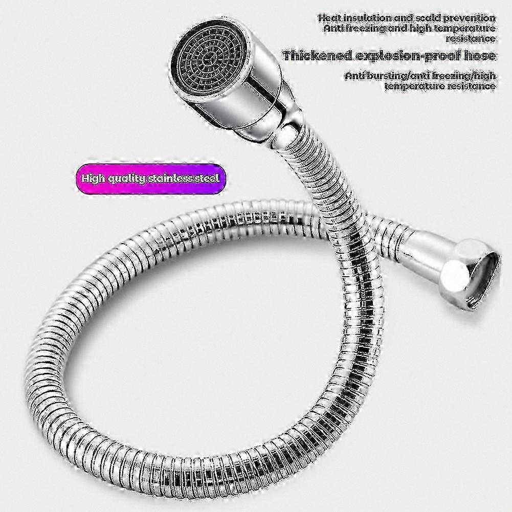 Adjustable Swivel Faucet Extender with Anti-Splash Nozzle for Kitchen and Bathroom Use
