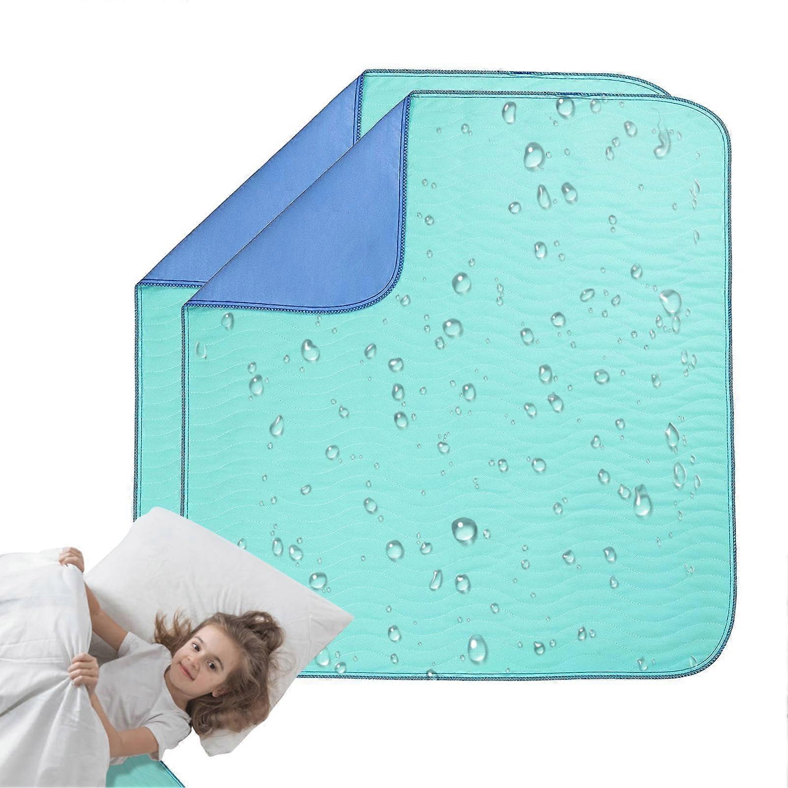 Washable Waterproof Bed Pads for Incontinence Protection, Reusable, Soft, Large Size, Machine Washable, Multiple Colors