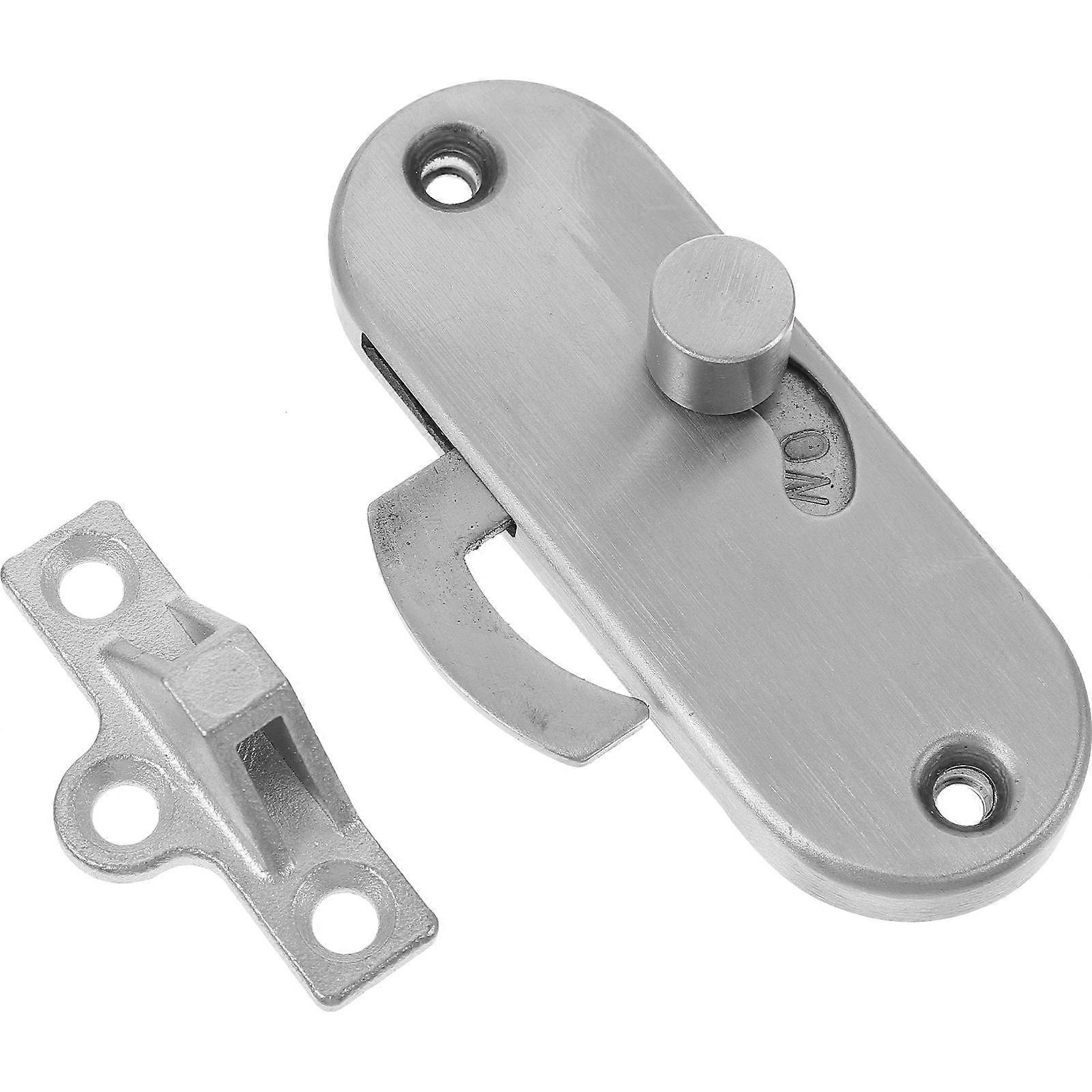 90 Degree Sliding Door Lock Privacy Latch for Barn Doors Easy Installation Multi Functional Gate Lock for Bathroom