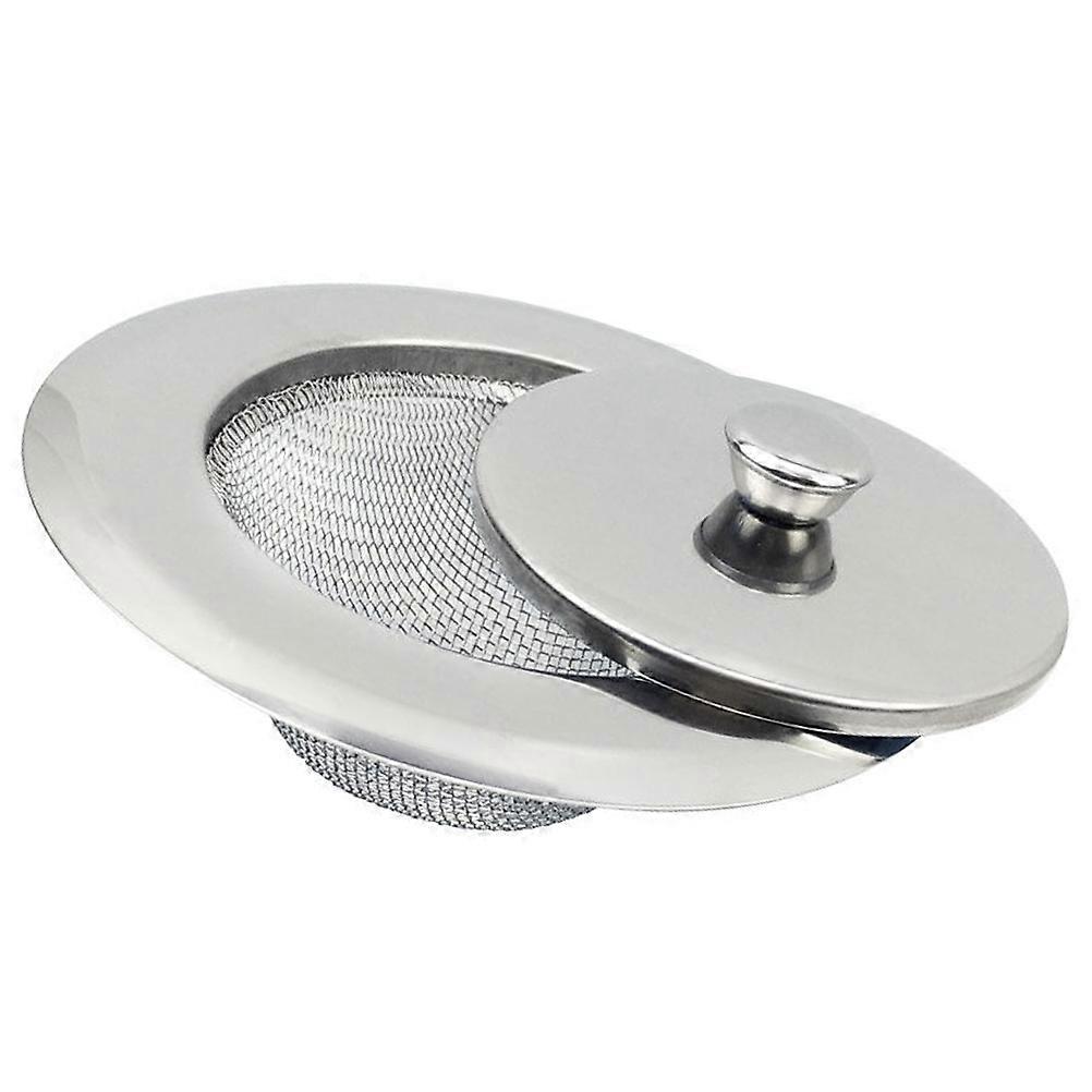 Crépine d’évier de cuisine avec bouchon de vidange durable, filtre à mailles fines pour la prévention des odeurs et un nettoyage facile, ajustement universel pour tous les types d’éviers