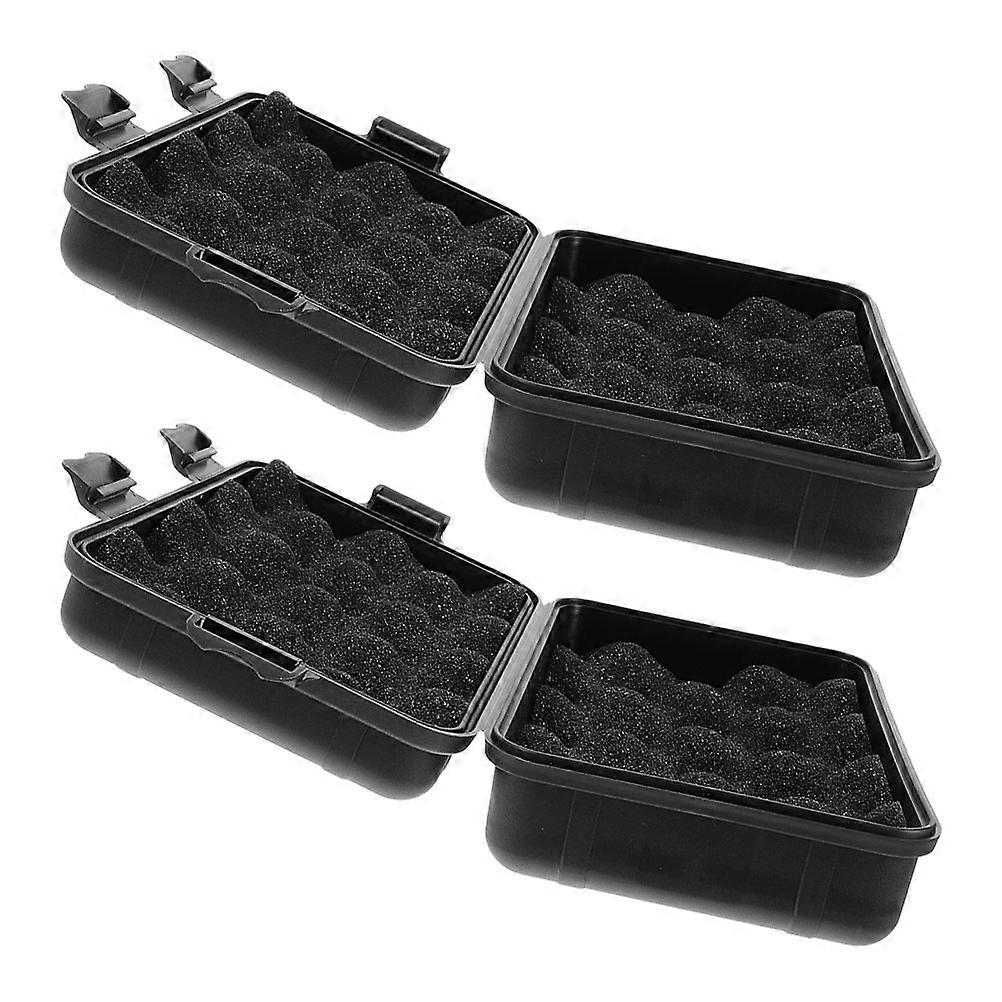 Outdoor Enthusiasts Survival Case 2Pcs Food Grade Waterproof Storage With Shockproof Features For Hiking And Camping