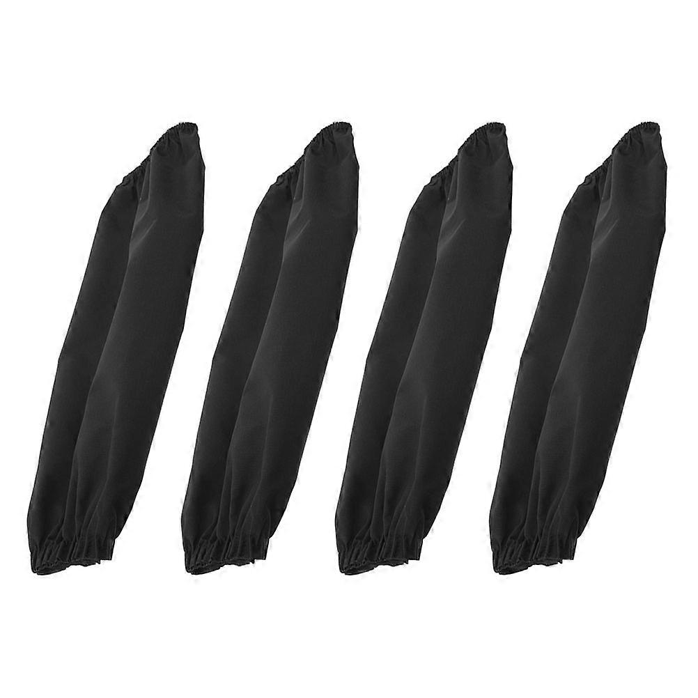 Waterproof Arm Sleeves for Kitchen Use Made from Waterproof Cloth Black Easy to Clean Versatile Protective Guards Size 2 Pairs