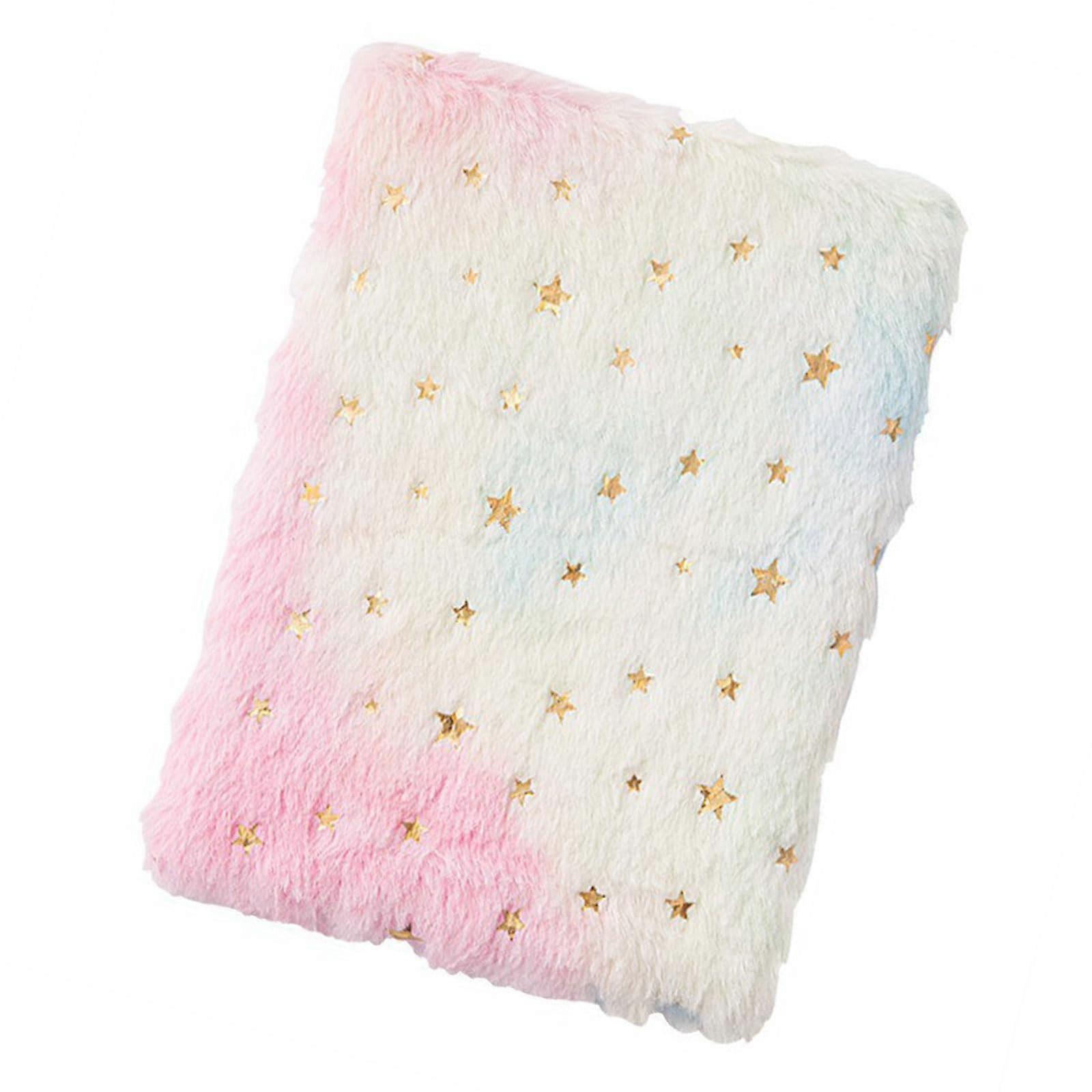 2 Pack Plush Notebook, A4 Notepads, Diary Notebook, Gradient Notebook, Travel Notepads