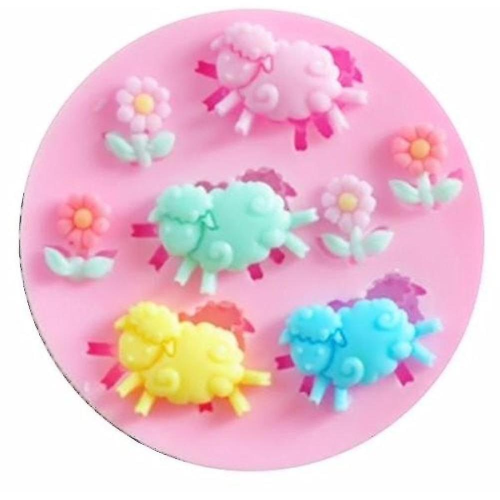 Sheep Flower Silicone Mold