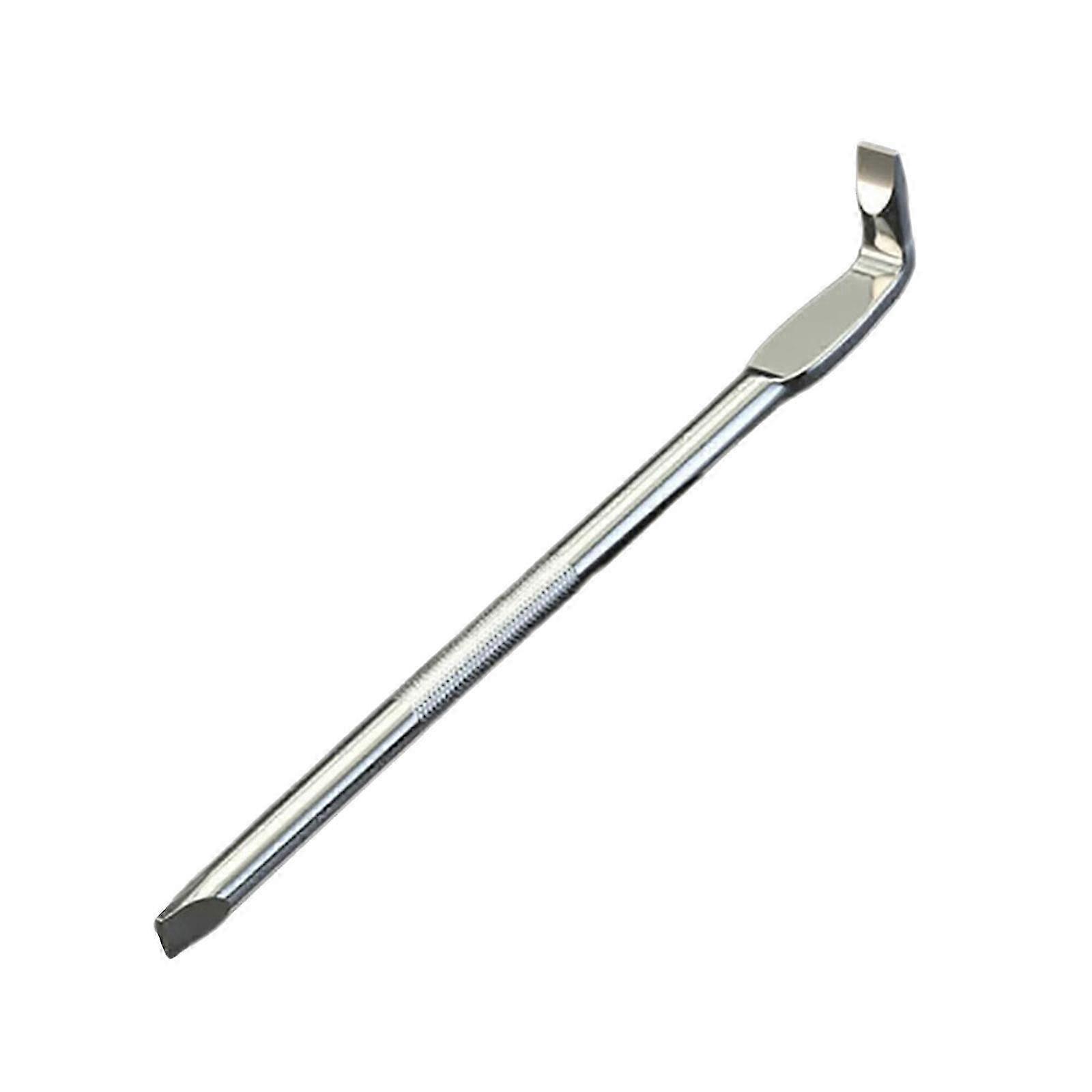 Offset L-type screwdriver set for tight access with flat elbow tips