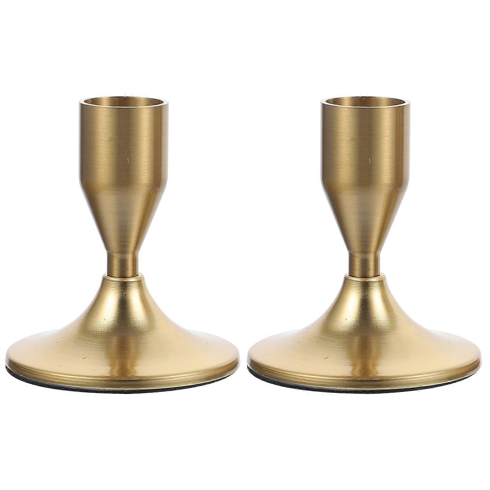 Retro Iron Candle Holder Suitable For Adornment In Festive Occasions With Style 8 Pcs