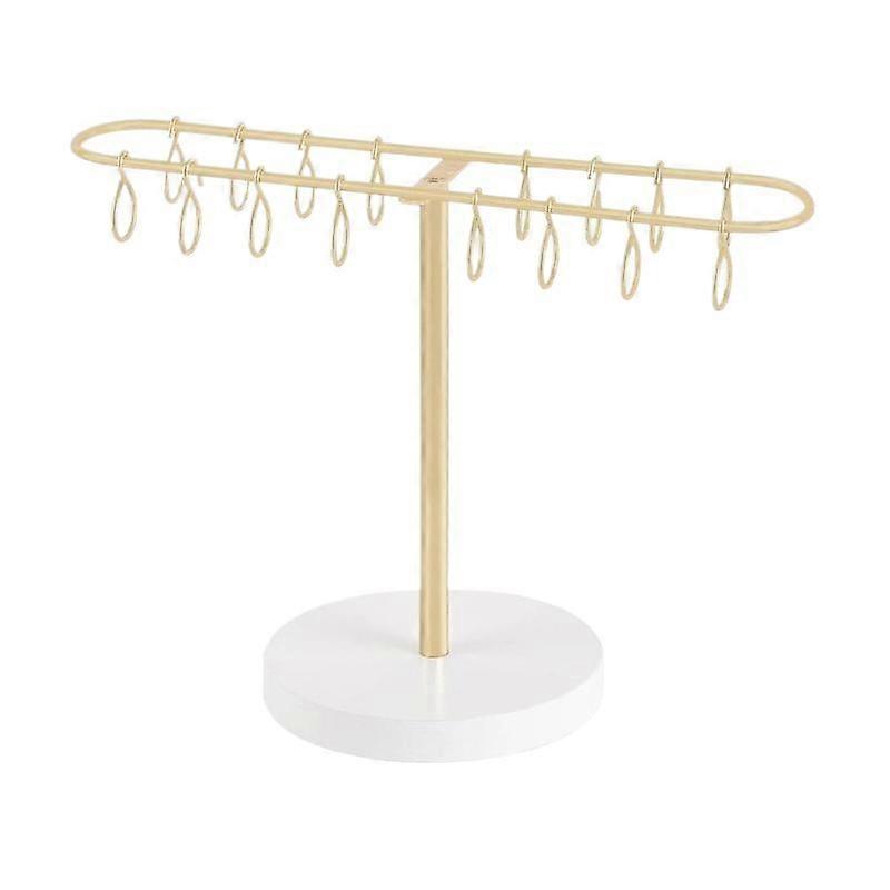 Multifunctional Display Stand Headbands Holder Hair Clip Display Rack Metal Claw Clip Storage Rack With 16 Hooks