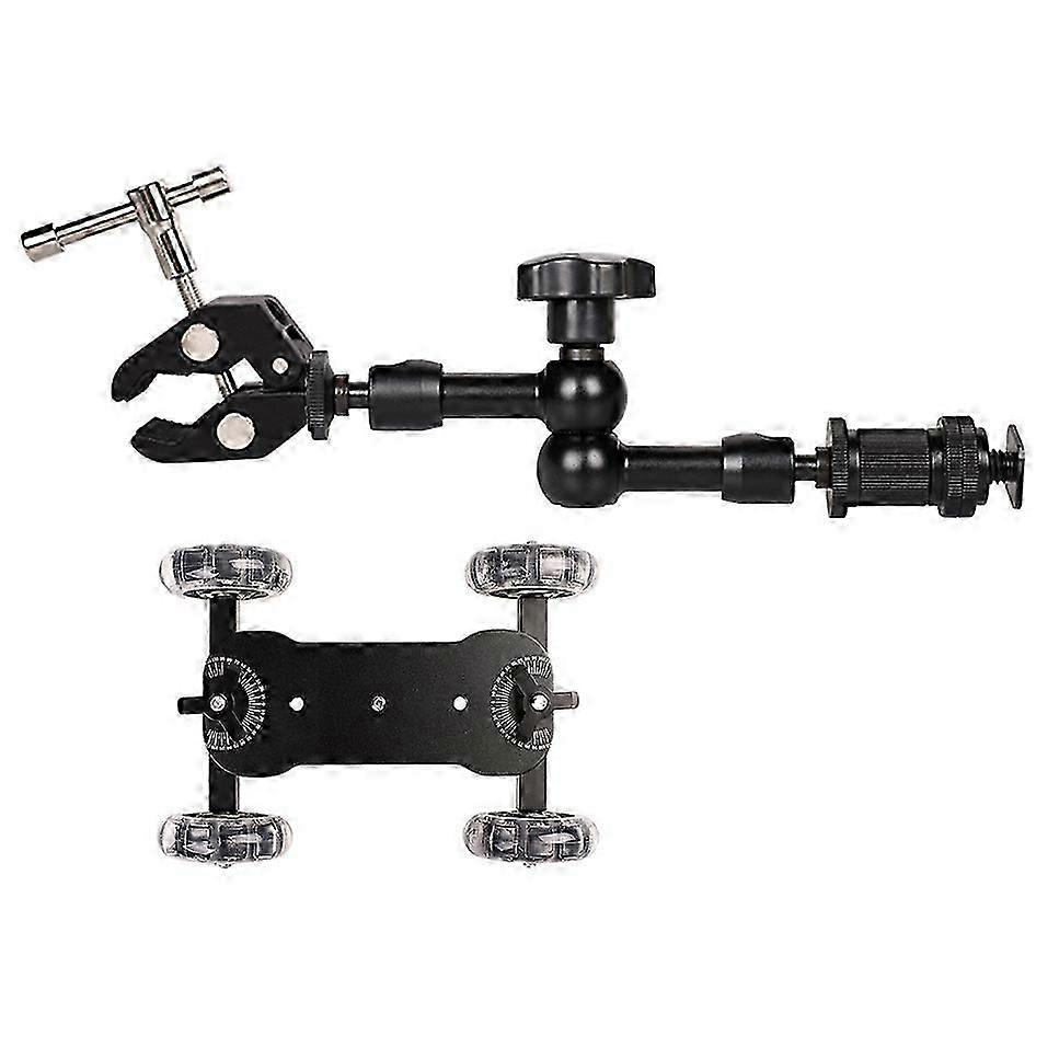 3In1 Camera Rail Car Table Car + +11 Inch Magic Arm + Phone Handheld Monopod Selfie Stick for D1000