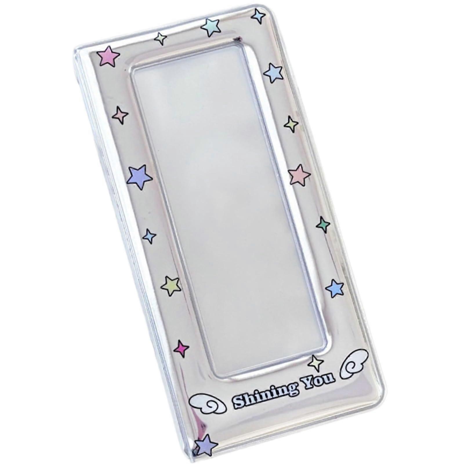 Photo Card Holder Binder For Photo Strips And Photo Booth Albums, Organizes And Displays, Colorful Star Pattern