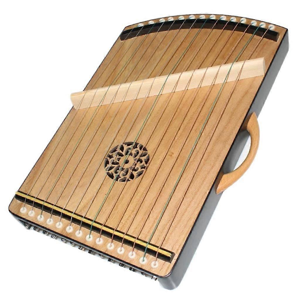Guzheng Fingertrainer Mini Guzheng with Accessories, Portable Adjustable Base for Beginners, Kids, Adults 45x25 cm