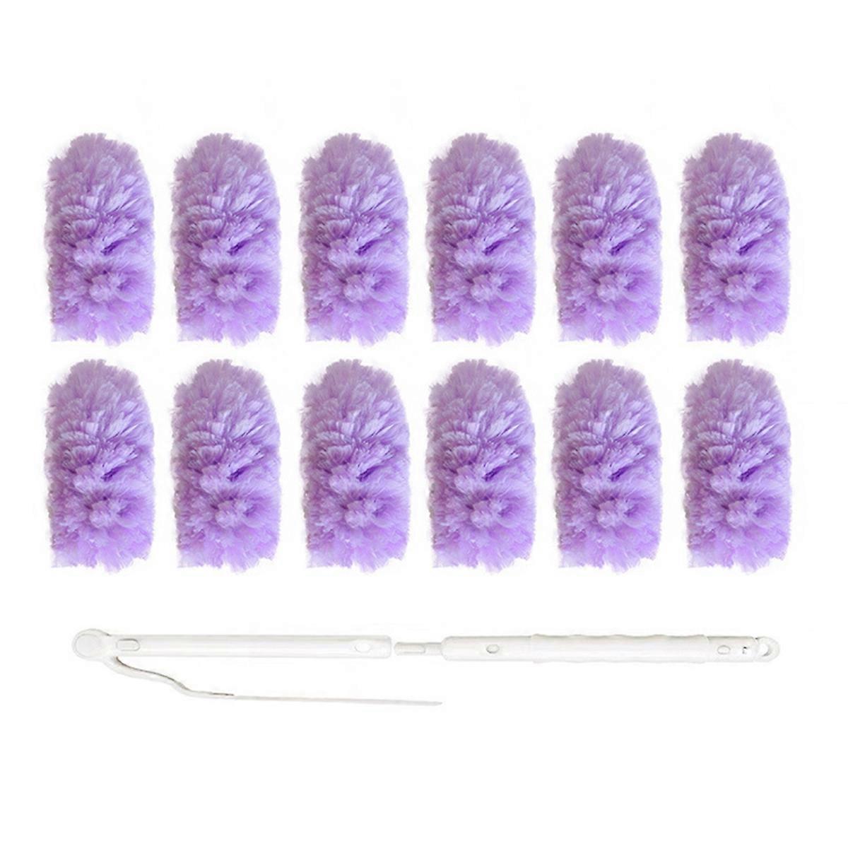 White Peach Scent Electrostatic Duster Electrostatic Adsorption Multi-Function Dust Duster Household Cleaning C
