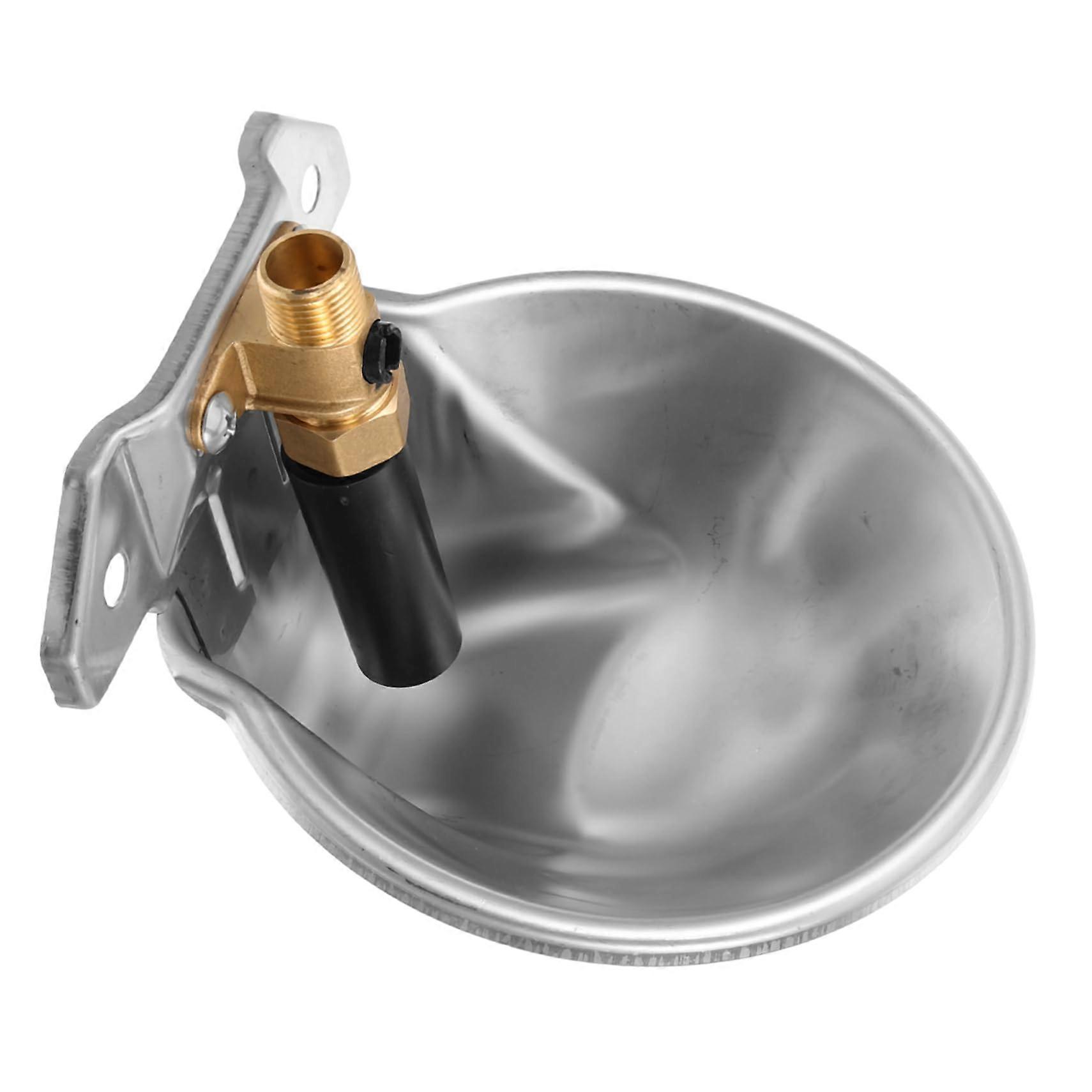 Automatic livestock drinking bowl made of durable, rust material for cattle, sheep, pigs, and chickens.