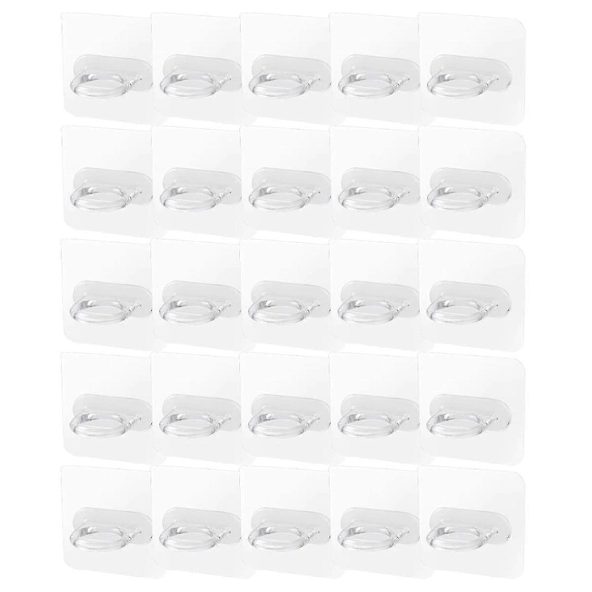 Multifunctional Round Hole Hooks: Self-Adhesive Hooks for Hangings in the Bathroom - Perfect for Wall Mounting