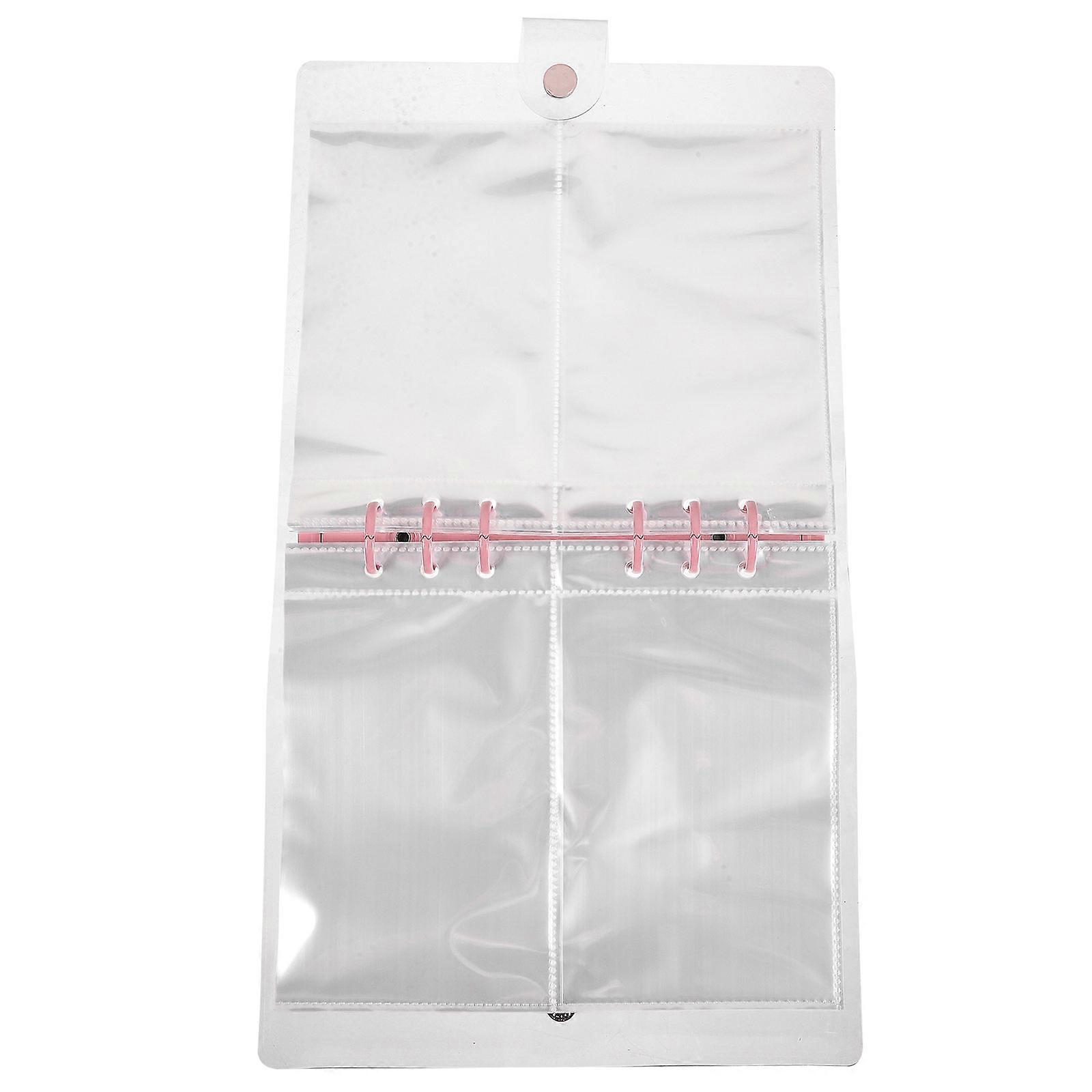 Nail Stickers Display Book for Storage Use Compact Transparent PU and Plastic 1 Book