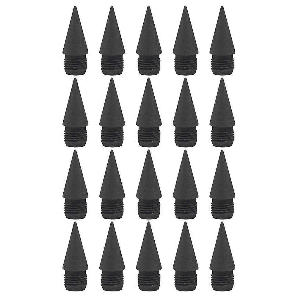 Replaceable Tip Pencil Nibs for Drawing Black Graphite Material 20Pack