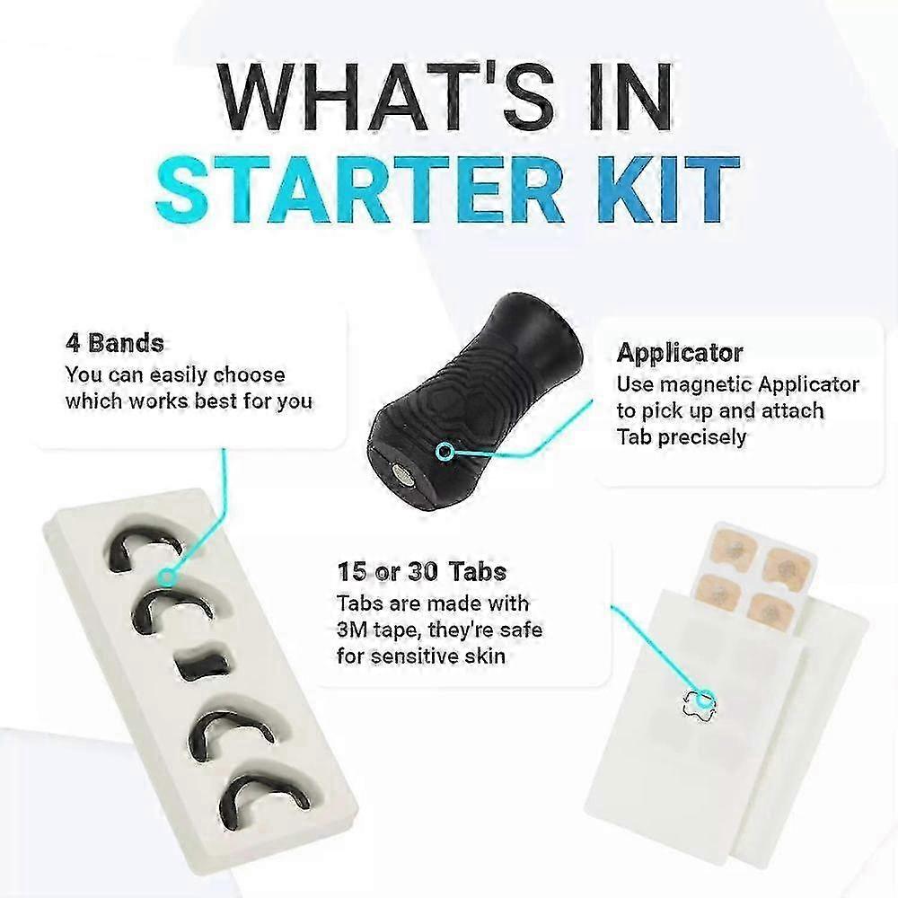 Breathing Nasal Strip Start Kit Anti-Snoring Strip Ventilation Nasa...