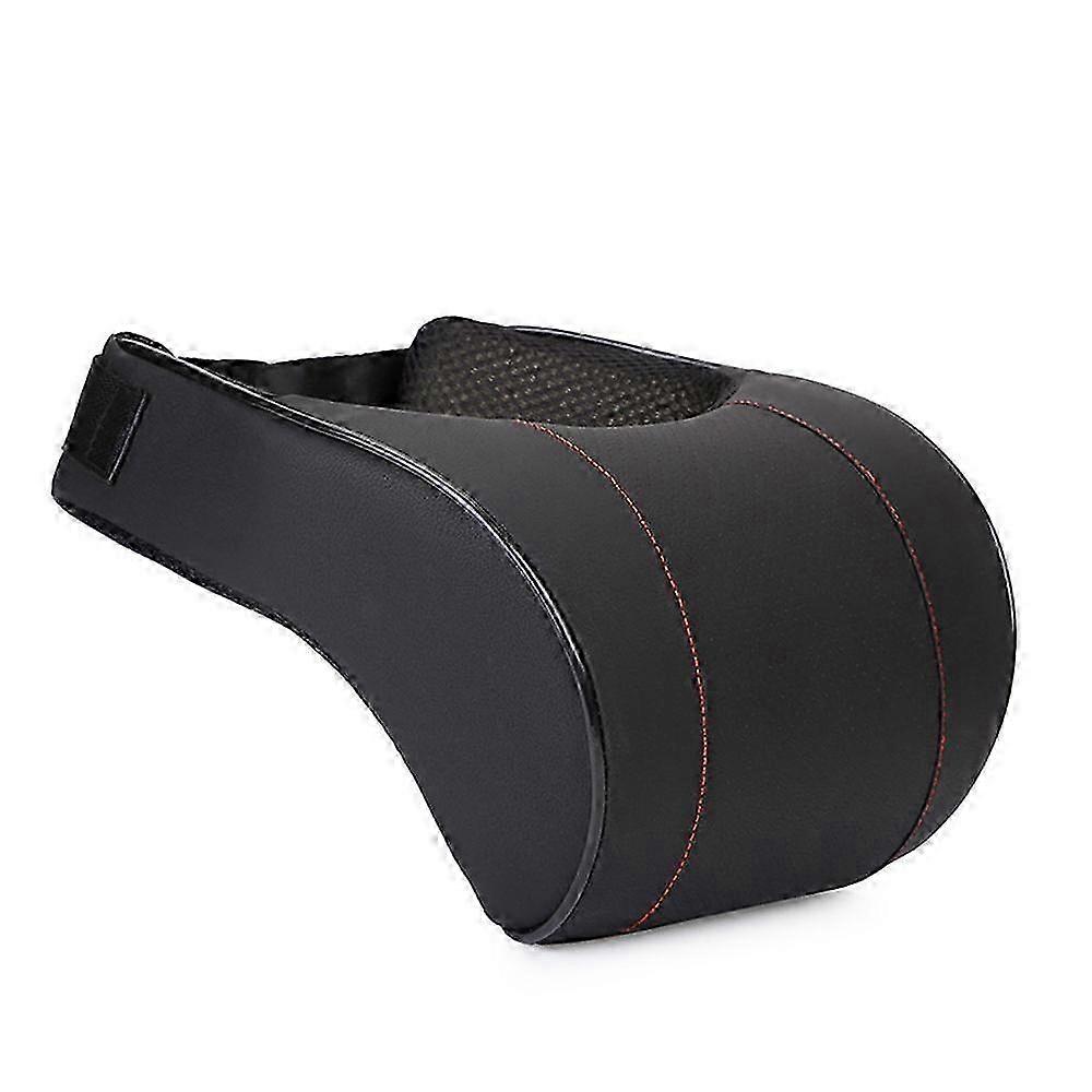 PU Leather Car Pillow Memory Foam Pillow Neck Rest Seat Headrest Cu...
