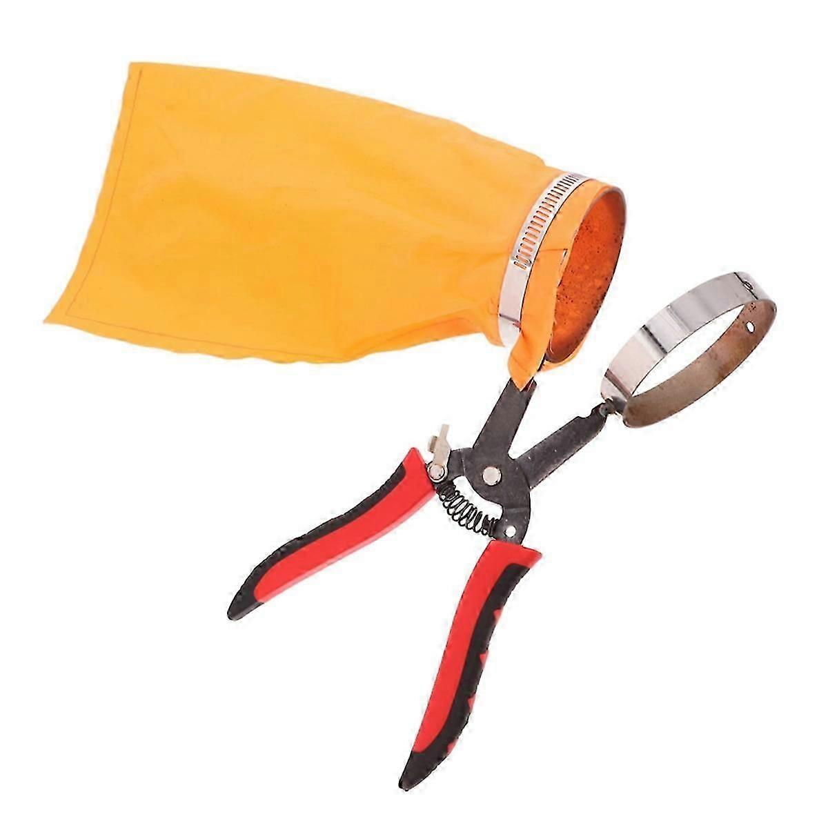 recolector de frutas de mango largo para ramas altas