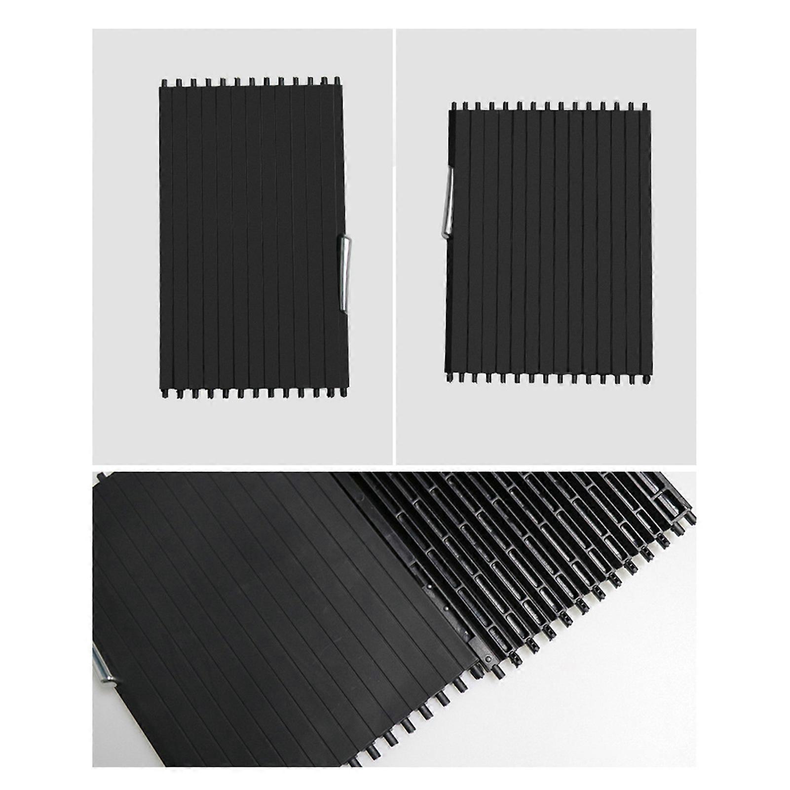 Roller Blind Sliding Shutter Panel for X5 E70 X6 E71 2007-2013 Black