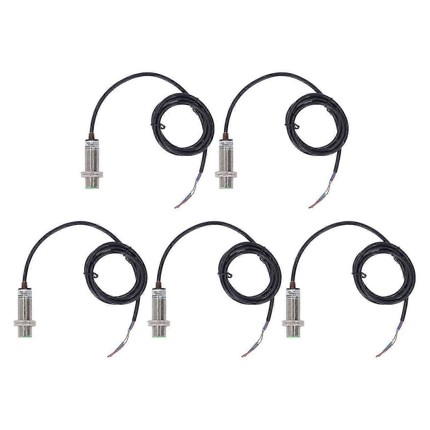 2025 Latest Model 5Pcs Inductive Proximity Switch 150Hz 2 Wire Normally Open