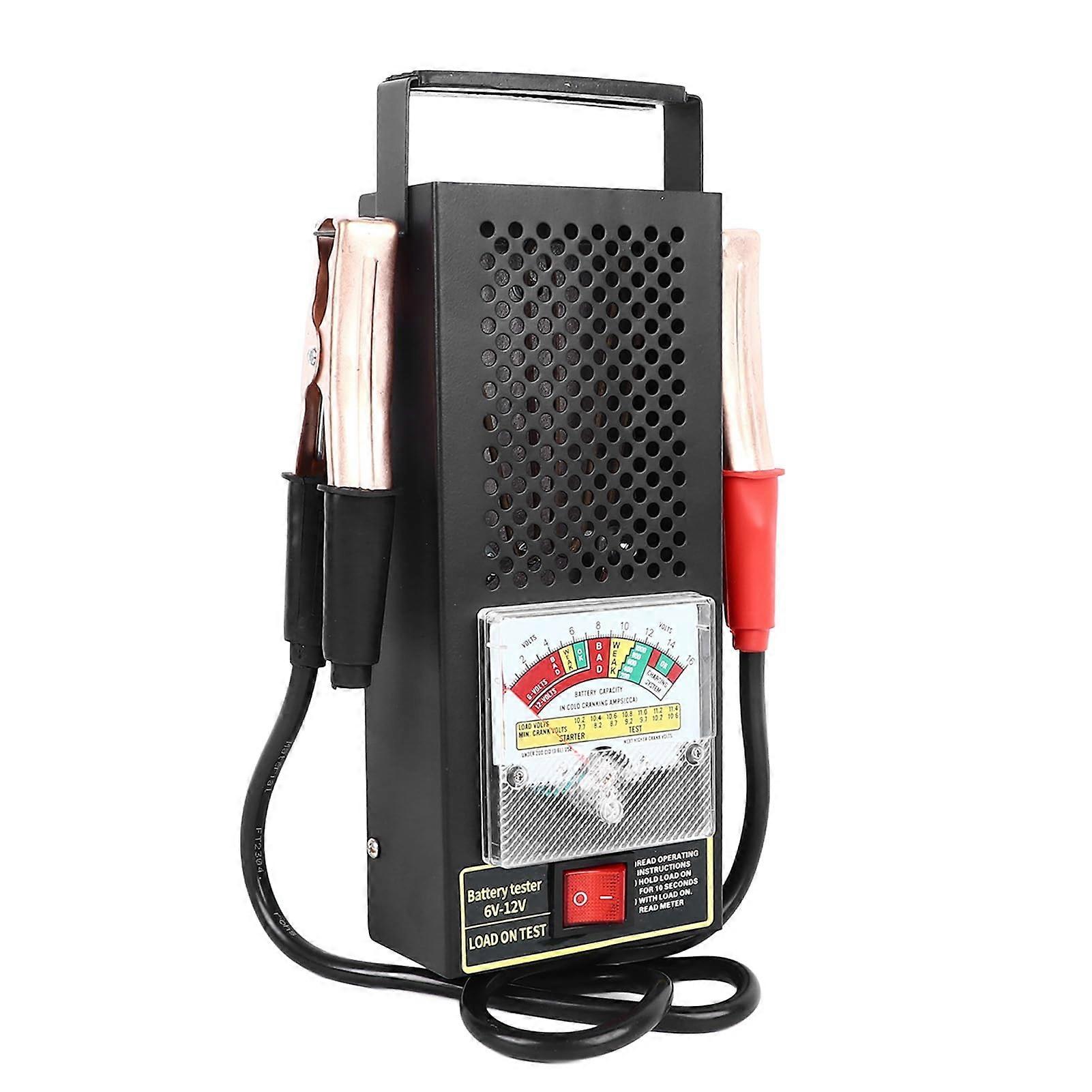12V Accuracy Fit Car Battery Tester For Autos EBikes, 12V Discharge Testing, Pure Copper, UserFriendly